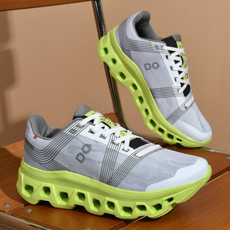 Running Shoes Men's Real Rice Shock Absorption Sole Ultra Light Professional Spring and Summer Breathable Big Kids Teenagers Sports Running Shoes Women