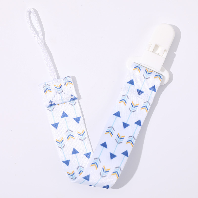 Picture of Factory in stock direct double-sided floral pacifier chain baby toy teether anti-drop chain lanyard baby anti-drop strap