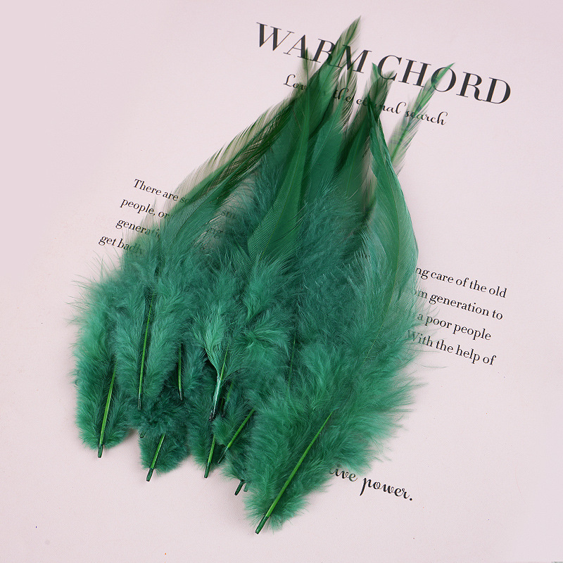 Picture of Factory wholesale diy color feather 200.00 cm-266.66 cm inch white pointed feather feather accessories dream catcher clothing decoration