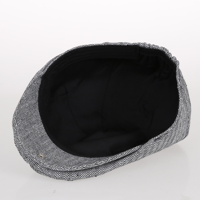 Picture of Icap/South China Spring & Fall Kidsren's Beret Baby Forward Hat Korean Style Herringbone Peaked Cap
