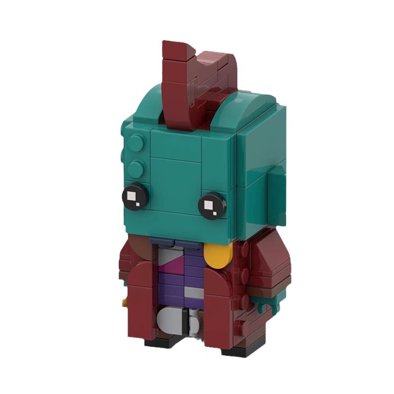 Picture of Compatible with Lego assembled domestic building blocks MOC manweiyong-mechanical fin square head brick model gift