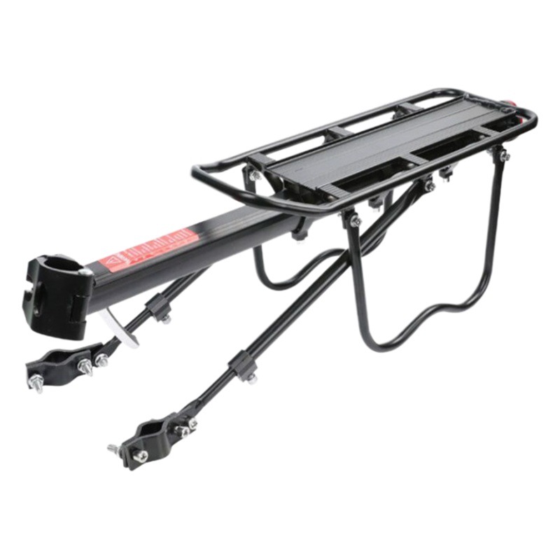 Mountain bike rear hanger bicycle rear shelf aluminum alloy hanger quick release cargo tail rack rear seat can carry people aluminum hanger