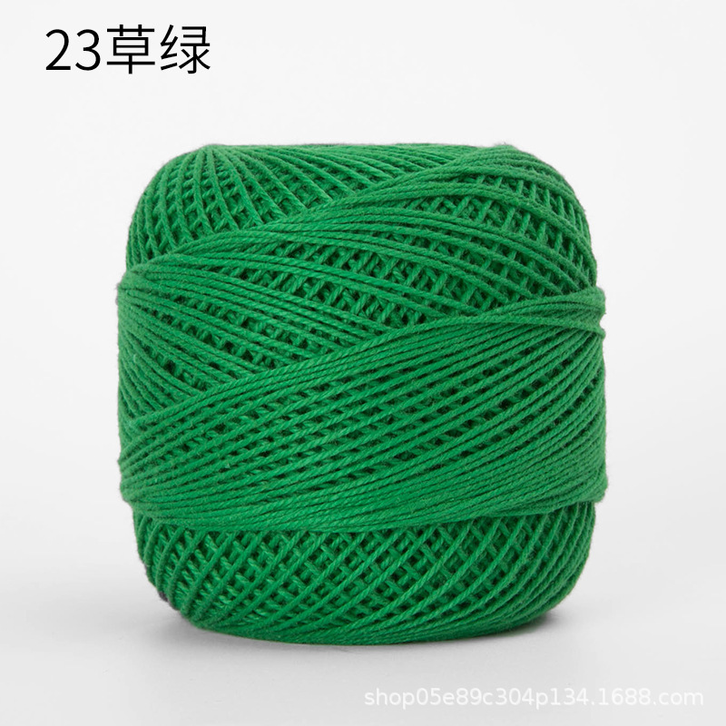 Picture of Color picking No. 3 lace thread wayuu hand-woven bag diy crochet summer cotton fine wool ball