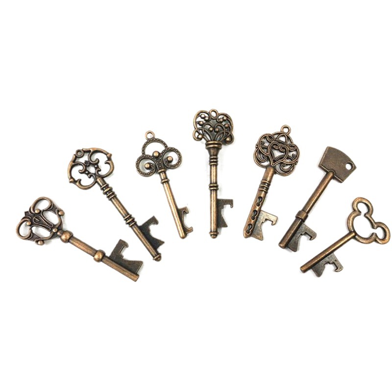 Picture of Manufacturer Metal Key Beer Bottle Opener Antique Keychain Wedding Return Gift Business Gift 50 Pack