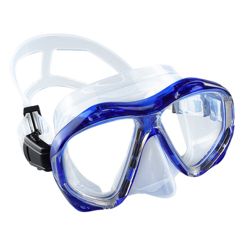 Cross-border diving goggles adult silicone snorkeling mask free diving mask tempered glass diving mirror