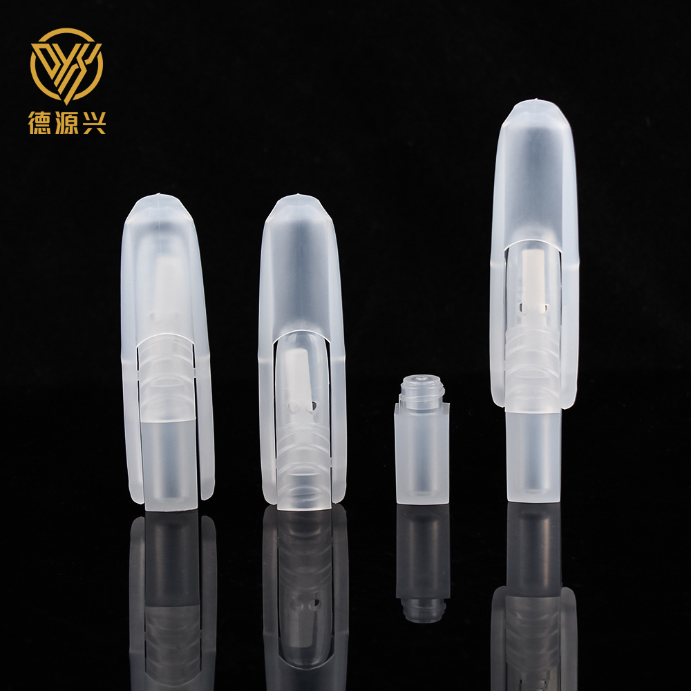 Thailand Same 2ml Transparent Eight Immortals Tube Cool Nasal Suction Mint Oil Bottle Nasal Suction Cool Oil Nasal Empty Tube