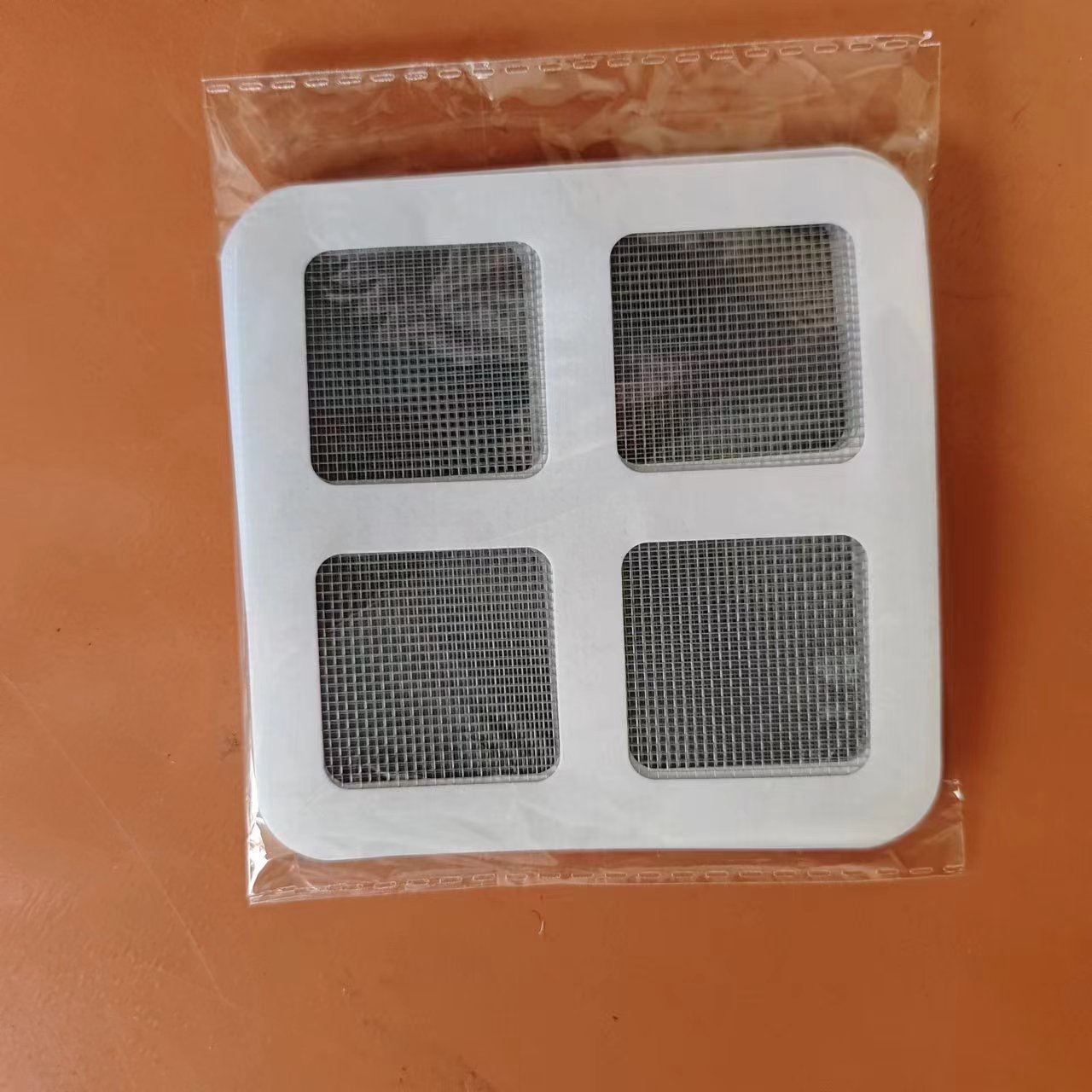 Picture of Disposable self-adhesive Tian Zi floor drain stickers anti-blocking insect-proof anti-hair bathroom bathroom kitchen sink filter net