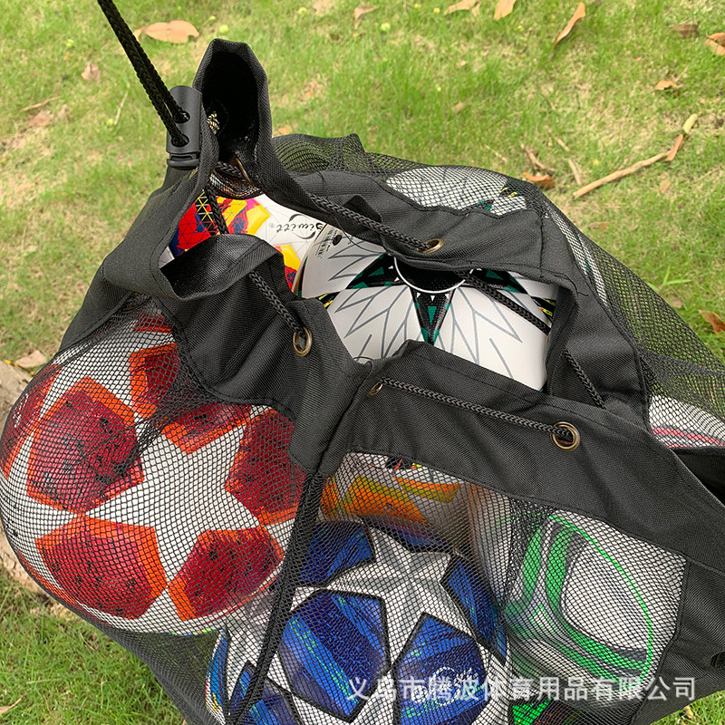 Picture of High-end large basketball large net bag school gymnasium thick basketball bag football sports storage bag
