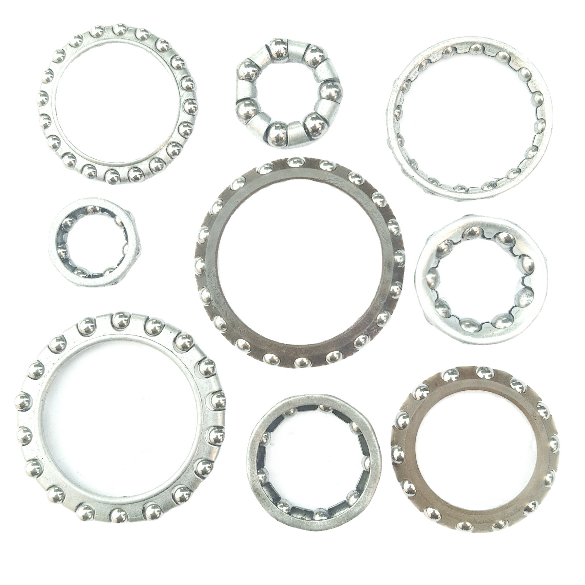 Mountain Bike Accessories Front and Rear Flower Drum Central Axle Ball Rack Bowl Set Steel Ball Bead Rack Bicycle Ball Steel Gear Matching Bowl