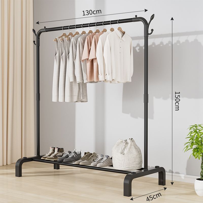 Drying rack floor vertical thickened coat rack home bedroom balcony clothes drying rod clothes rack hanger