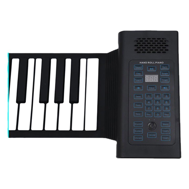 Beginner Hand Rolled Piano 88 Key Thickened Professional Adult Portable Carry-on Mini Electronic Piano