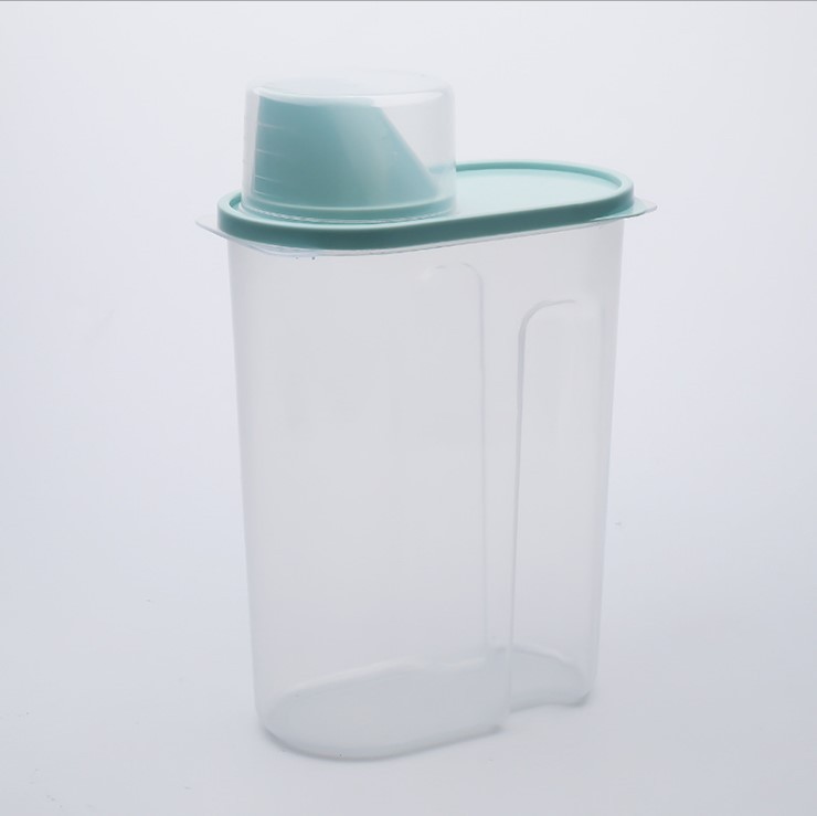 Picture of Food Grade Sealed Jar Moisture-proof Grain Spice Snacks Dry Goods Bottle Storage Box Transparent Kitchen Storage Jar