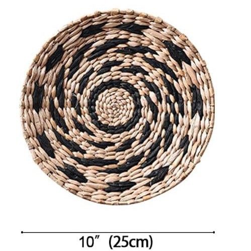 Nordic Ins Hallway Straw Home Stay Handmade Hay Rattan Wall Decoration Pendant Wall Wall Decoration Wall Painting Wall