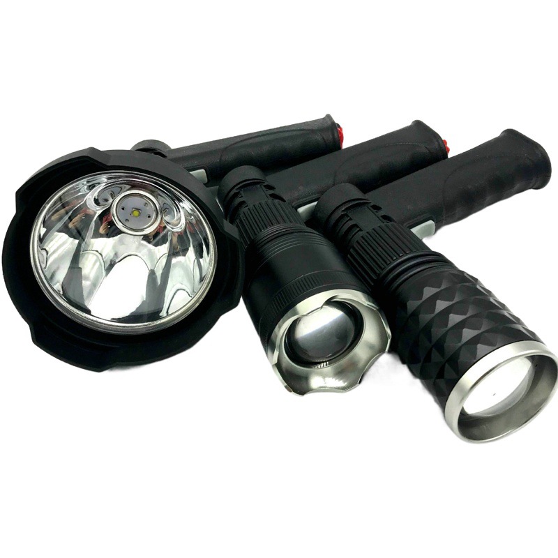 High power adjustable focus 10W lamp aluminum alloy field work lamp camping Searchlight tripod spotlight wholesale