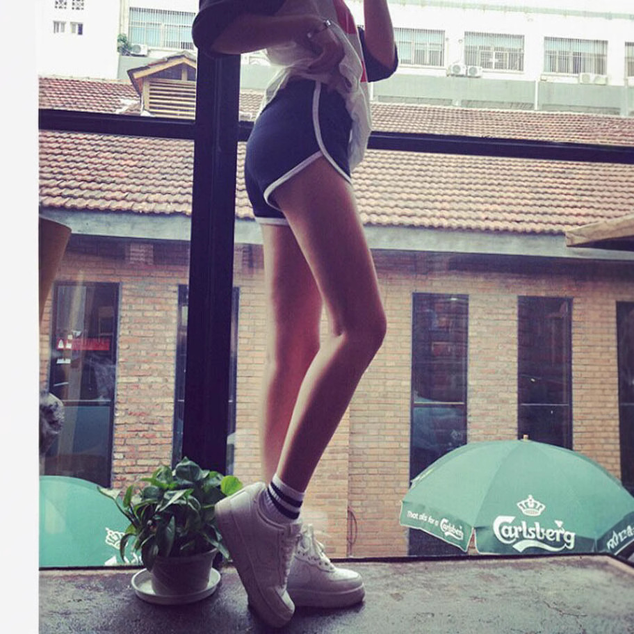 Picture of Hot New AliExpress ebay wish European and American Explosions High Waist Casual Sports Shorts Women Summer