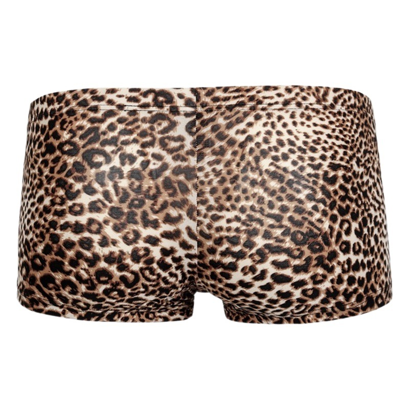 Men's underwear leopard print men's underwear pants sexy fashion men's boxers wholesale