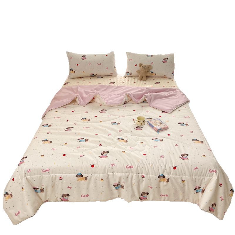 Picture of Class A Maternal and Infant Grade Summer Quilt Lace Summer Cool Quilt Summer Air-conditioning Quilt Double Washed Cotton Quilt Core Children's Thin Quilt Ins