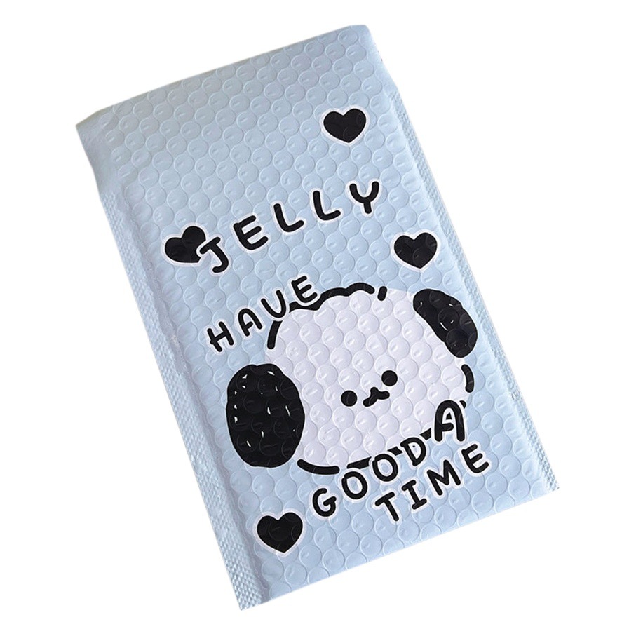 ins new light blue cute puppy express packaging gift storage waterproof shockproof envelope bubble bag wholesale