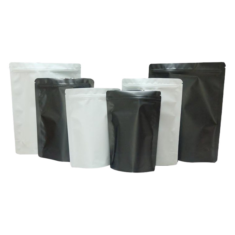 Coffee Bag Outer Packaging One-Way Exhaust Valve Self-Sealing Stand-Up Bag Tea Aluminum Foil Bag Coffee Bean Packaging Bag Seal