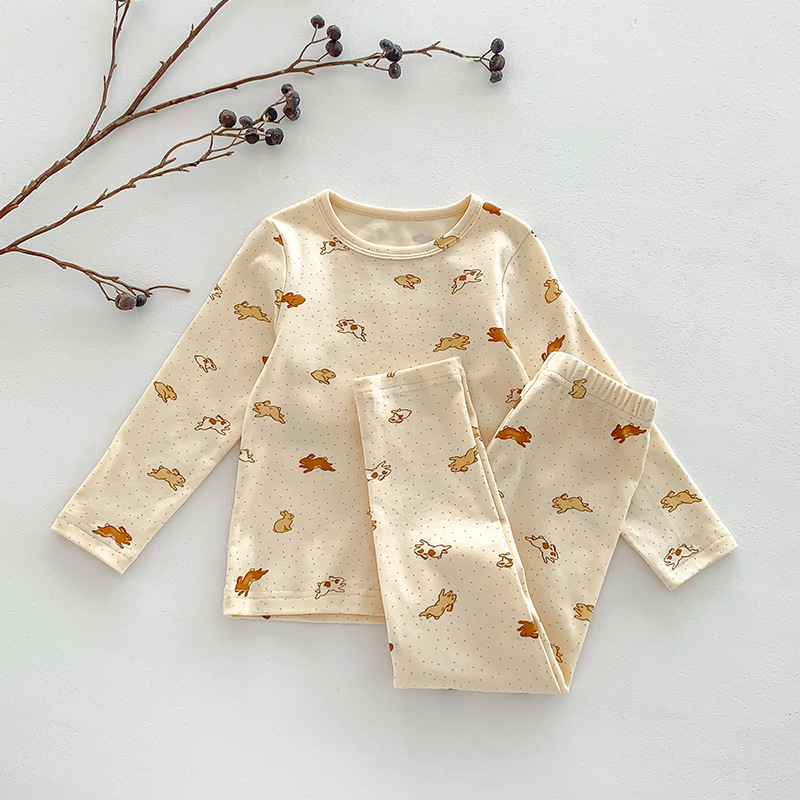 Picture of Children's Pajamas, Baby Autumn Clothes and Long Trousers, Kidsren's Home Clothes, Category a Pure Cotton Pajamas for Boys and Girls, Boys' Home Clothes