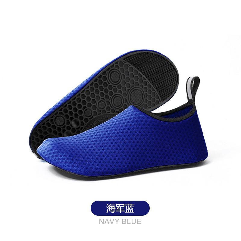 Picture of Adult Beach Snorkeling Shoes Diving Shoes for Women Couple Wading Swimming Shoes Red Tracing Creek Foot Soft-soled Skin-sticking Shoes for Men