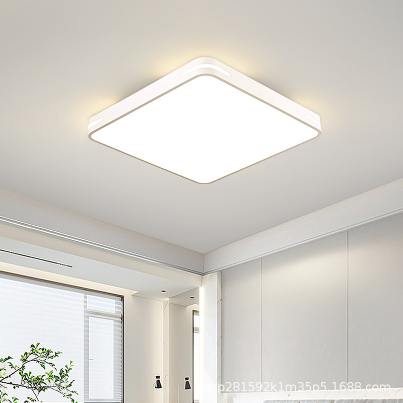Picture of Ceiling Light Led Ultra-thin Full Spectrum Bedroom Light Super Bright Household Simple Modern Kitchen Study Balcony Living Room