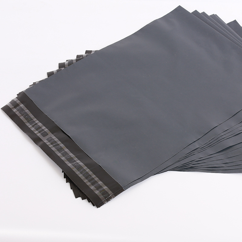 Picture of Black express bag packaging bag 25*35 35*52 30*40 40*55 thick clothing express plastic bag
