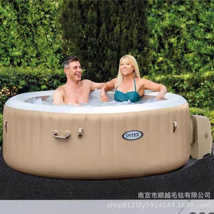 Felt Hot Tub Mat Bathtub Floor Protection Mat Household Non-Slip Carpet Floor Pool Protection Mat