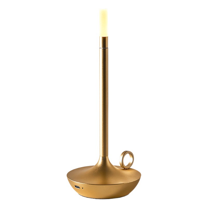 Aluminum dining table Candle Light rechargeable table lamp portable outdoor graypants Amazon Aladdin magic lamp cross-border