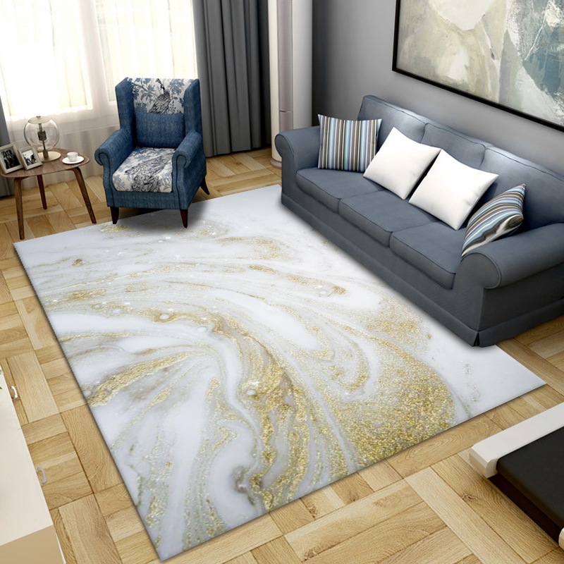 Picture of Home Carpet Simple Nordic ins Style Office Carpet Full Bed Floor Mat Bedroom Living Room Carpet Floor Mat