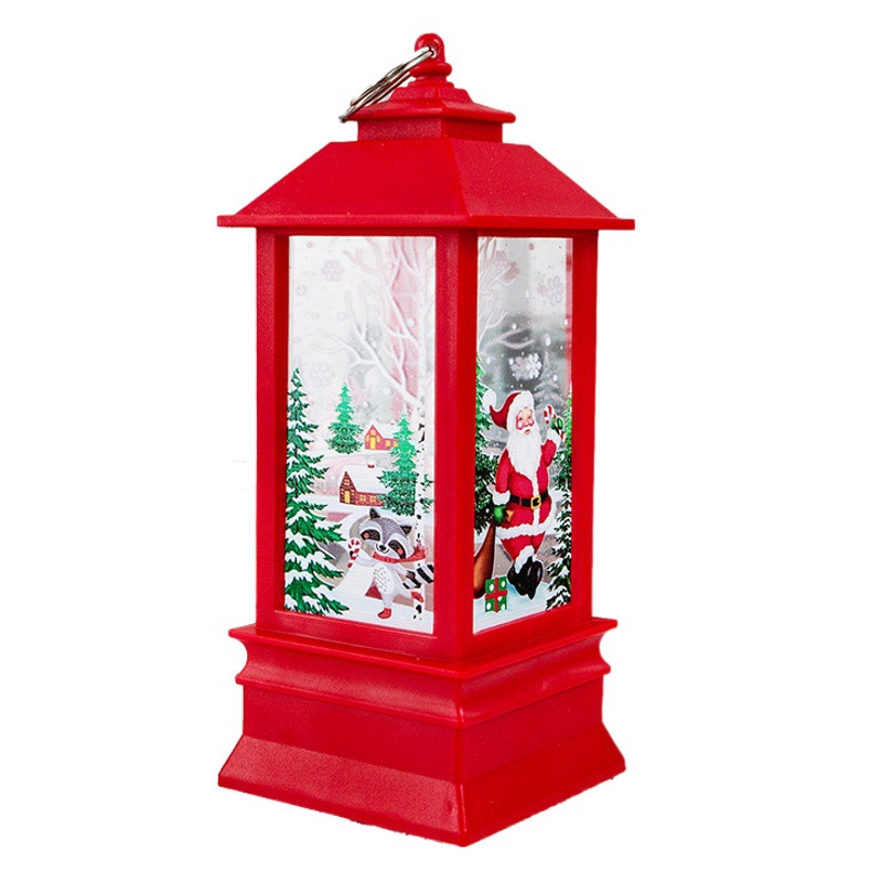 Cross-Border New Christmas Decorations Large Wind Lamp Led Luminous Old Man Night Light Creative Gift Led Night Light