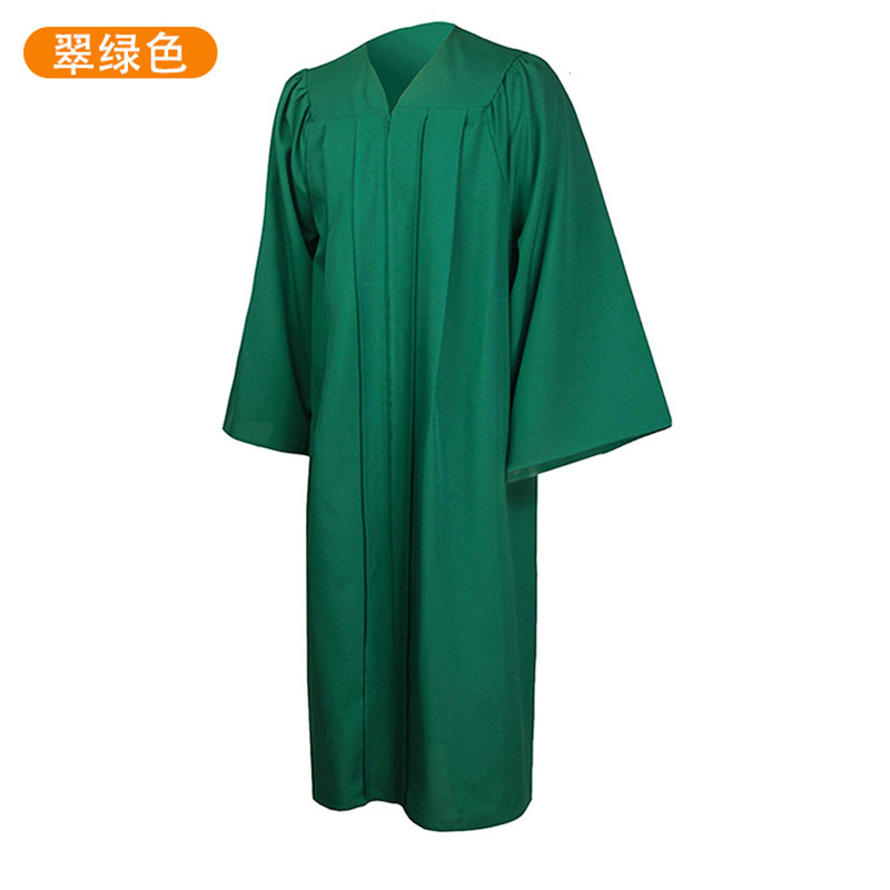 Picture of 2025 New Woven American Graduation Adult Academic Clothing Single Robe Master's Clothing Doctor's Clothing Wholesale