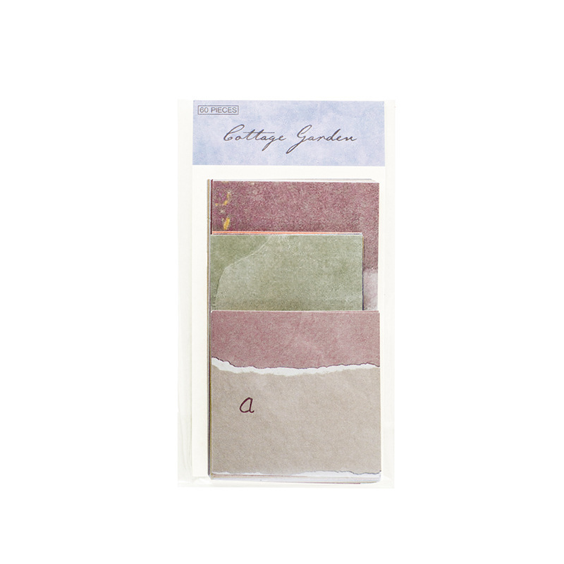 Picture of Yan Ji material Paper Village Garden series Korean light retro hand account decoration backing paper 60 into 6