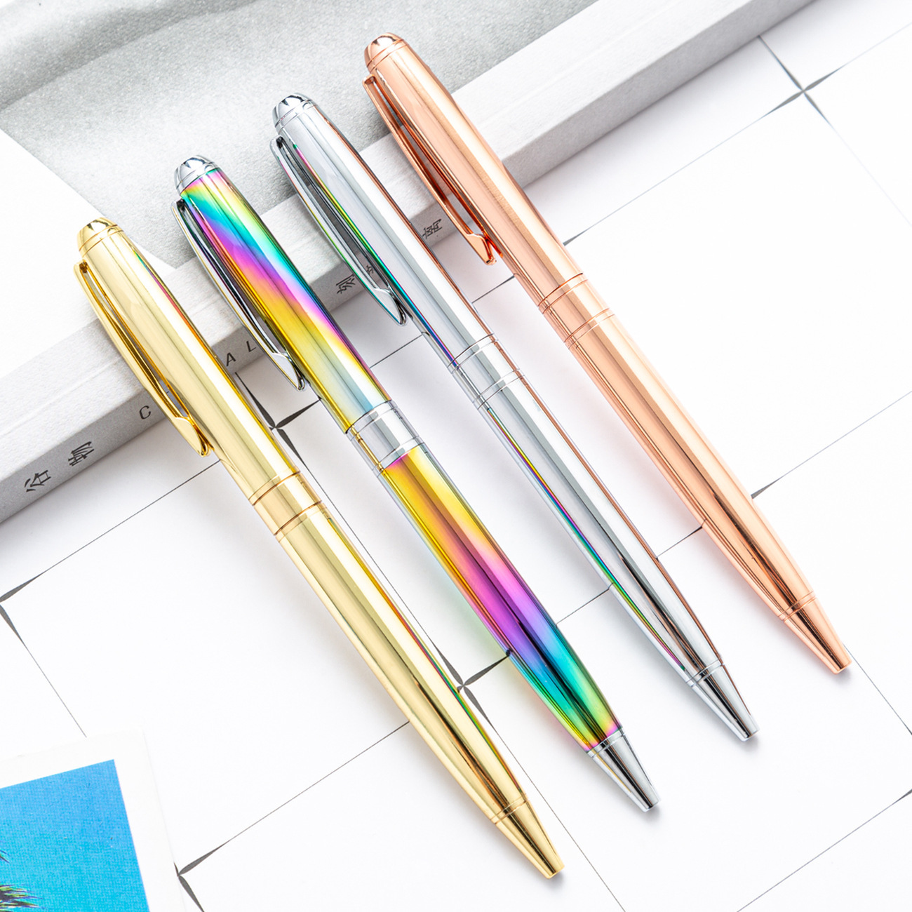 Advertising pen printing logo Metal Ballpoint Pen printing promotional stationery gift pen wholesale manufacturers supply