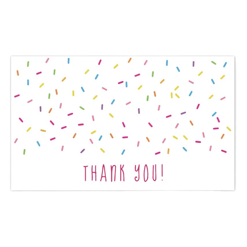 Amazon Cross-Border Wholesale Pink Thank You Card Coated Paper Card Thank You Gift Card Packaging Card