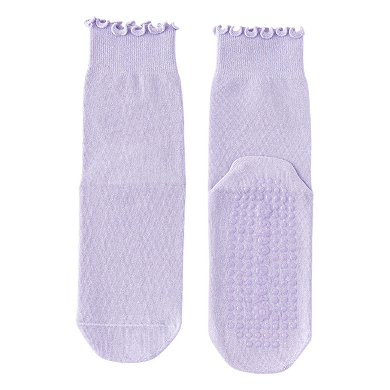 Women's Yoga Socks for Autumn and Winter, Seamless Mid-Calf Sports Non-Slip Socks, Zhuji Fitness Pilates Combed Cotton Women's Socks Wholesale