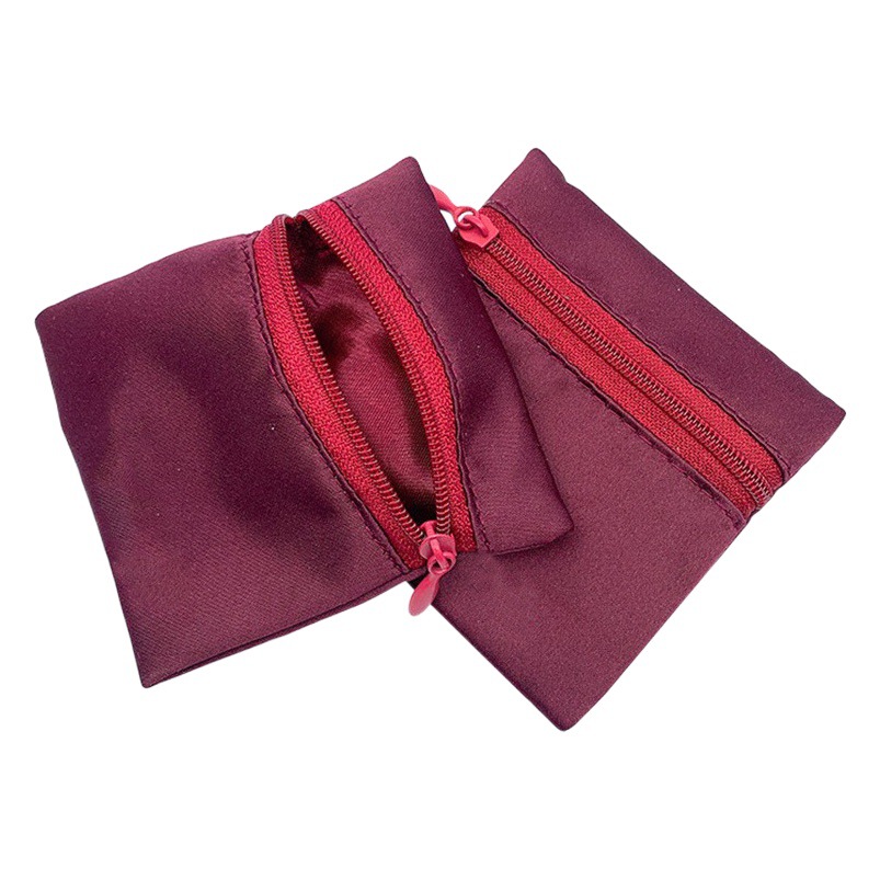 Non-woven fabric jewelry flannel bag zipper bag jewelry shopping bag manufacturers wholesale spot printable