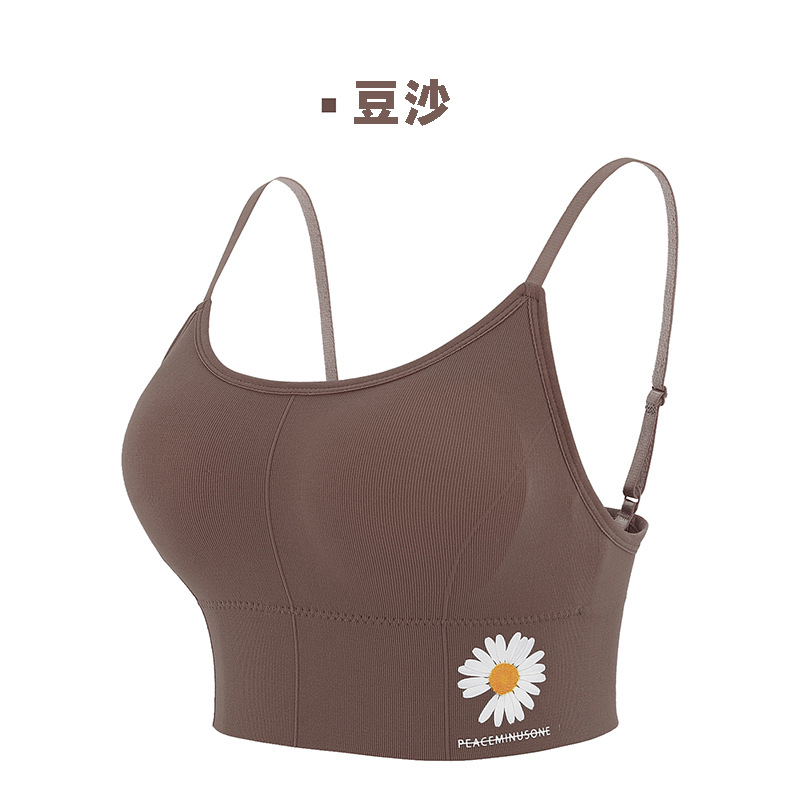 Picture of Daisy 2.0 girl bra back one-piece bra collection of thin non-steel sports underwear wrapped chest pad