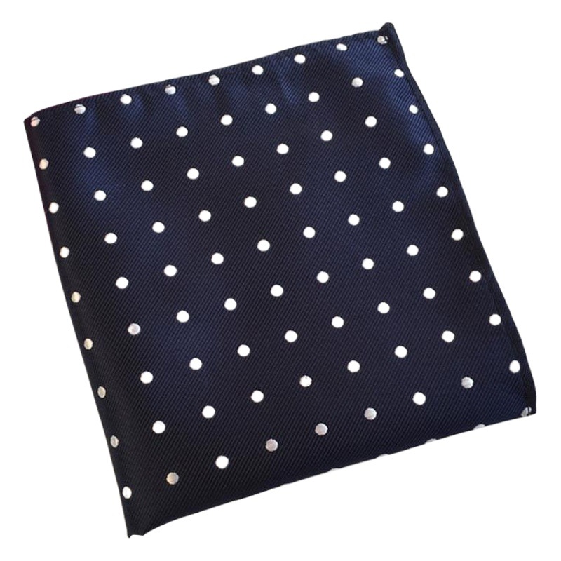in stock Supply Polyester Jacquard Cashew Dot Casual Fashion Men's Pocket Scarf Small Square Scarf Handkerchief Breast Scarf