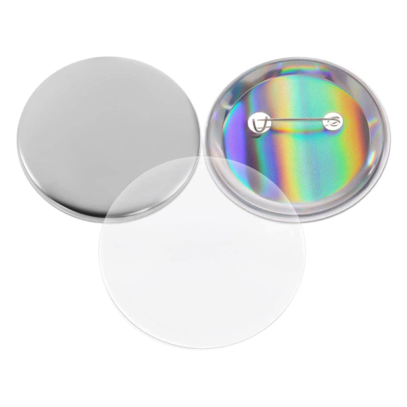 Manual Badges, Homemade Laser Bar Materials, Handicrafts, Tinplate Metal Souvenirs, Blank Badge Supplies