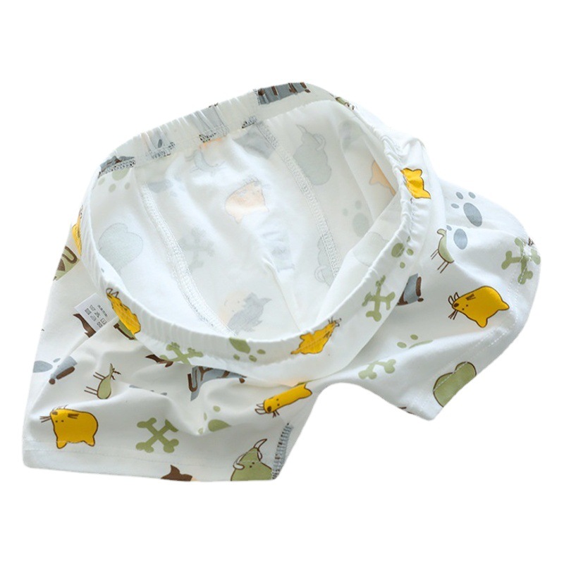Cartoon Kidsren's Underwear Pure Cotton Kidsren's Category a Boxer Briefs Baby Student Shorts 3-12 Years Old Boys Boxer Box