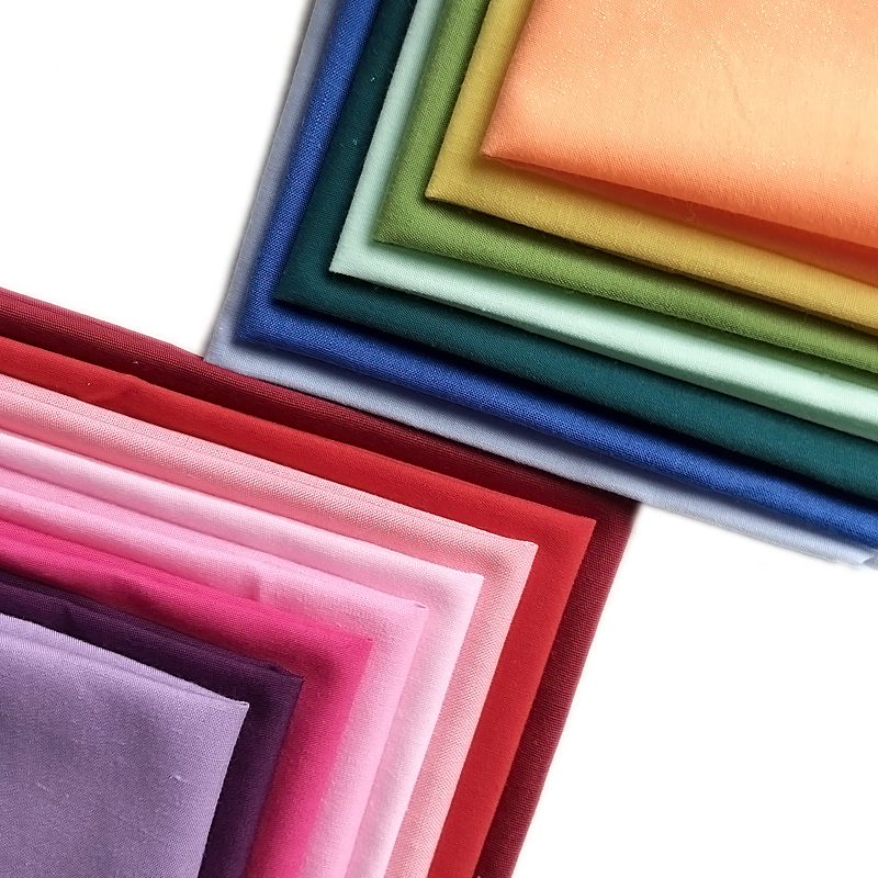 Picture of Solid Color Polyester Cotton Fabric Handmade Pure Cotton Pocket Wrapping Fabric Shirt Work Clothes Shooting Background Painted Fabric