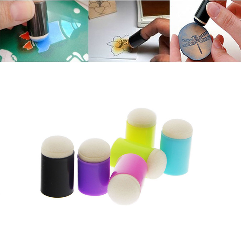 Children's Graffiti Finger Sponge Hand Account Drawing Tool Finger Cover Sponge Kindergarten DIY Seal Painted Sponge Head