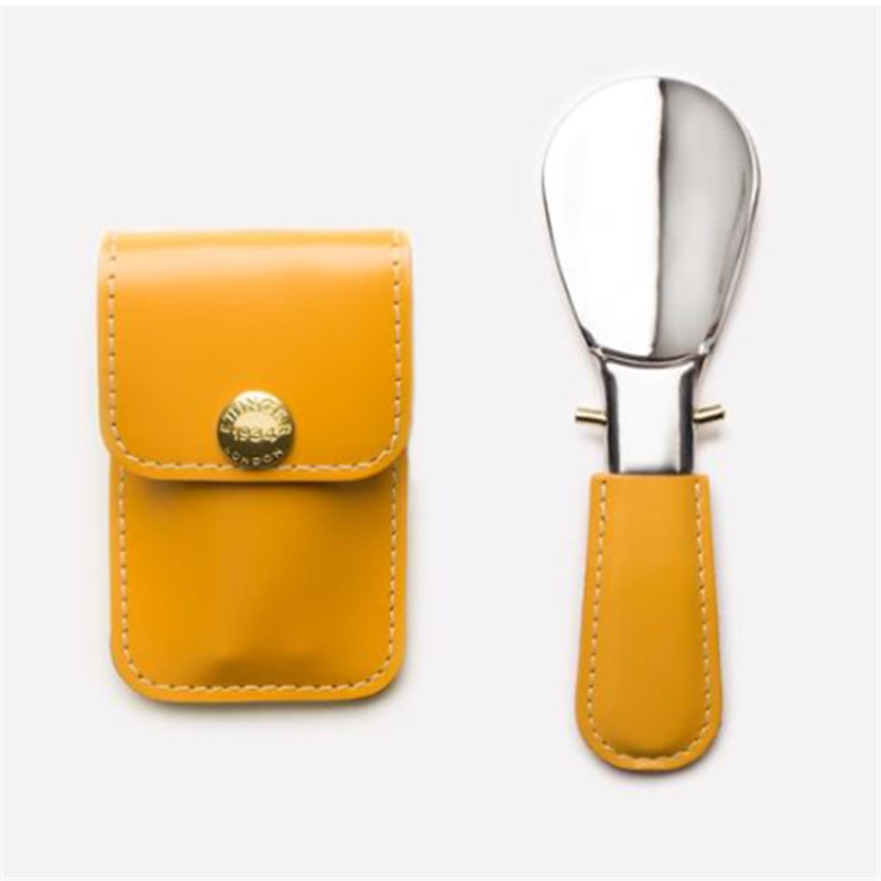 Picture of Spot Stainless Steel Folding Shoe Puller Pu Leather Small Bag Keychain Lazy Shoe Puller Shoe Puller Shoe Puller