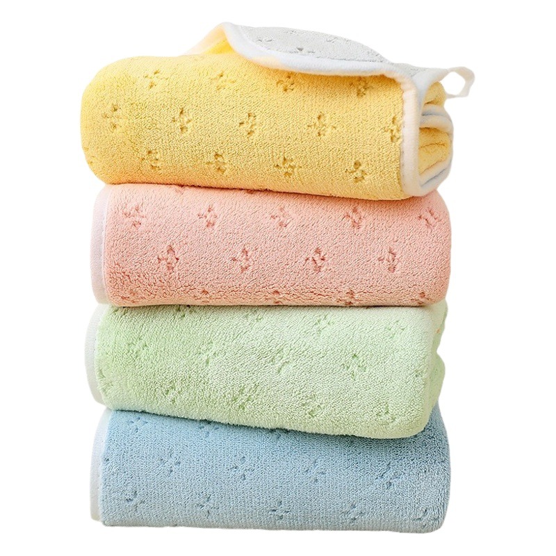 New two-color coral fleece towel bath towel two-piece set soft absorbent adult household bath towel quick-drying lint-free