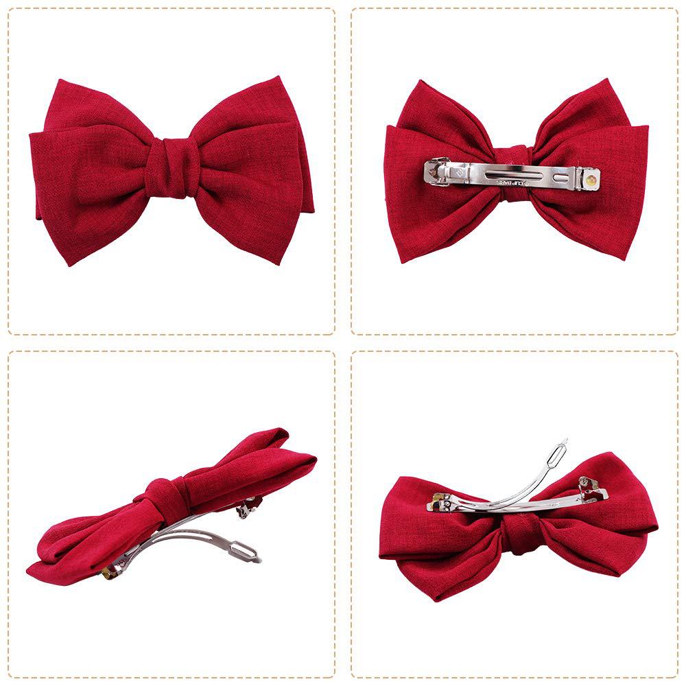 Picture of Headwear New Hairpin Knotted Bow Hairpin Women's Fabric Spring Clip Hairpin Wholesale Ready-Made Accessories