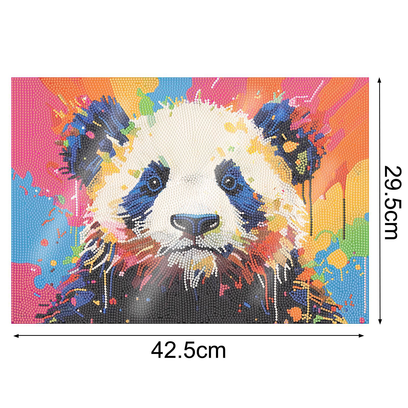 Picture of Diamond Painting Creative New Placemat Pet Home Decoration Birthday Party Decoration Painting Animal Diamond Sticker Embroidery