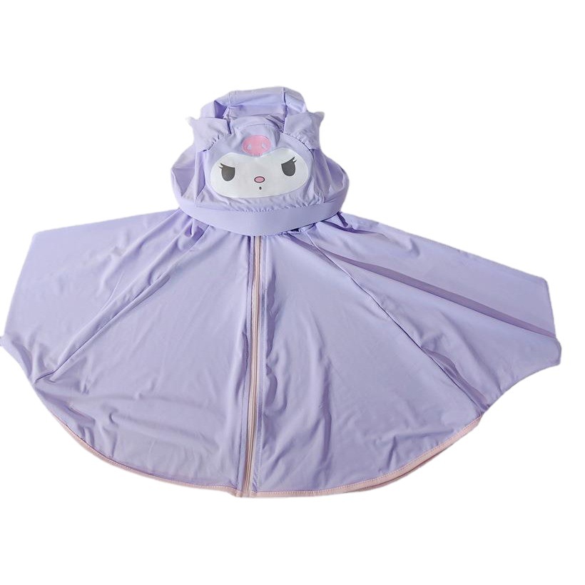 New Children's Sun Protection Clothing Japanese Style Cartoon Big Ears Dog Girl's Sun Protection Clothing Children's Sun Protection Clothing Outdoor Breathable Sun Protection