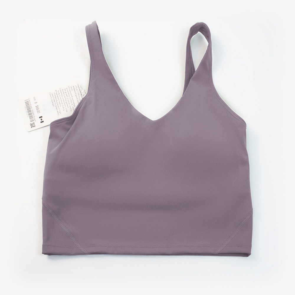 Picture of New Style Yoga Clothing Nylon Naked Tight-fit Sports Bra Women's Bra All-match Fitness Beauty Back Underwear Vest Gather-up