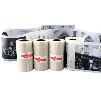 Picture of paperang meow meow machine paper thermal printing paper film foto photo film printing 20 years long-lasting photo paper